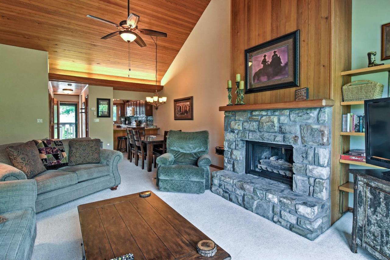Beech Mountain Condo With Balcony, Walk To Resort! Exterior foto