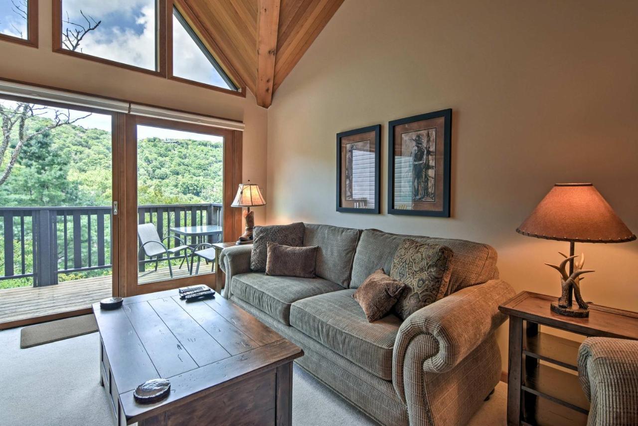 Beech Mountain Condo With Balcony, Walk To Resort! Exterior foto